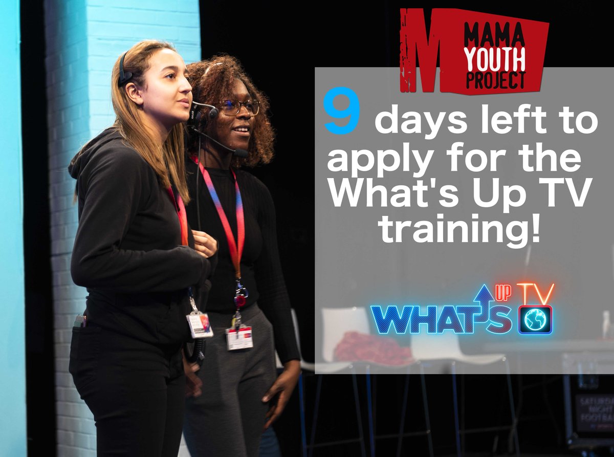 Only 9 days left until the What's Up TV training applications close, so get those applications in before it's too late! #tv #productionjobs #tvjobs #dreamscancometrue #mondaymotivation 📺🎬Apply Via: bit.ly/2G7HsH8