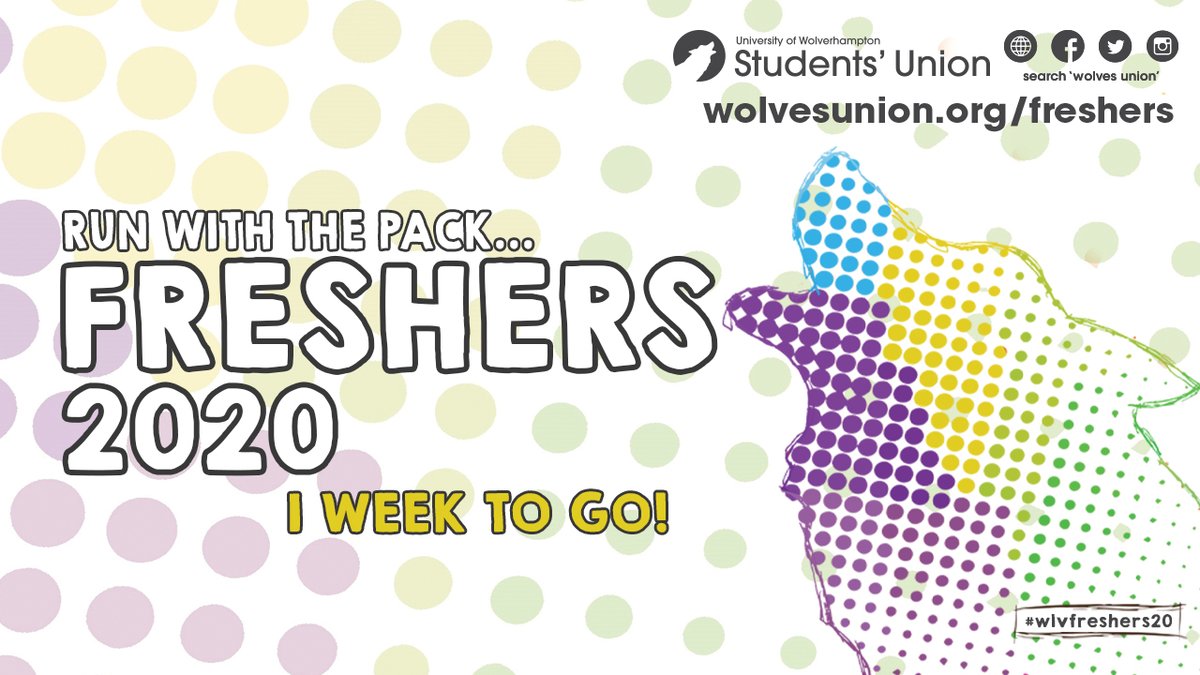 WolvesSU's tweet photo. ONE WEEK until we Welcome you to Wolves! Have a look at our programme events and sign yourself up for events both on campus and online 🎉🐺 We are looking forward to welcoming you all 😊👍 https://t.co/mBMSW1tzkf
@wlv_uni https://t.co/b3Nv38srix