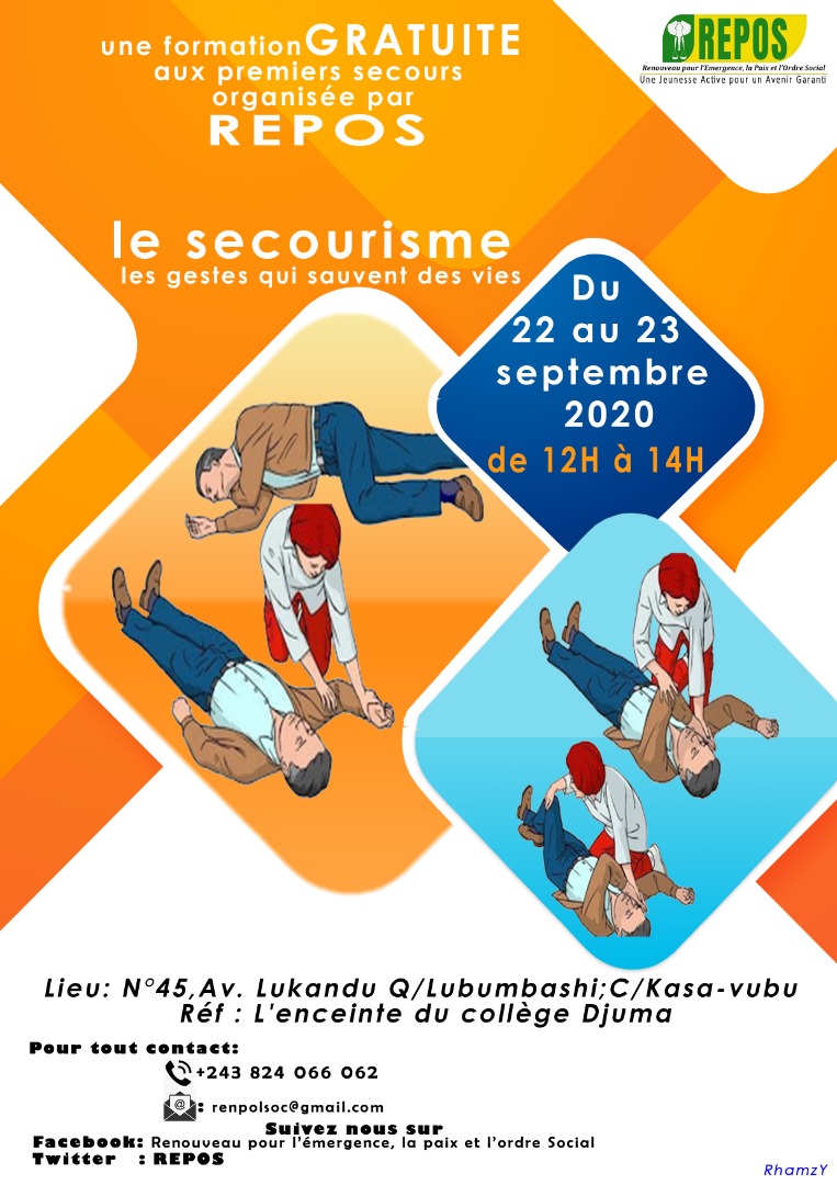 REPOS26240294's tweet photo. @REPOS26240294 vous offre une occasion d'apprendre GRATUITEMENT les premiers gestes de #secours sanitaire pour sauver des vies. Venez nombreux ce 22 septembre 2020 ou faites-vous enregistrer aux numéros inscrits au bas de l'affiche. https://t.co/lh0BgTI066