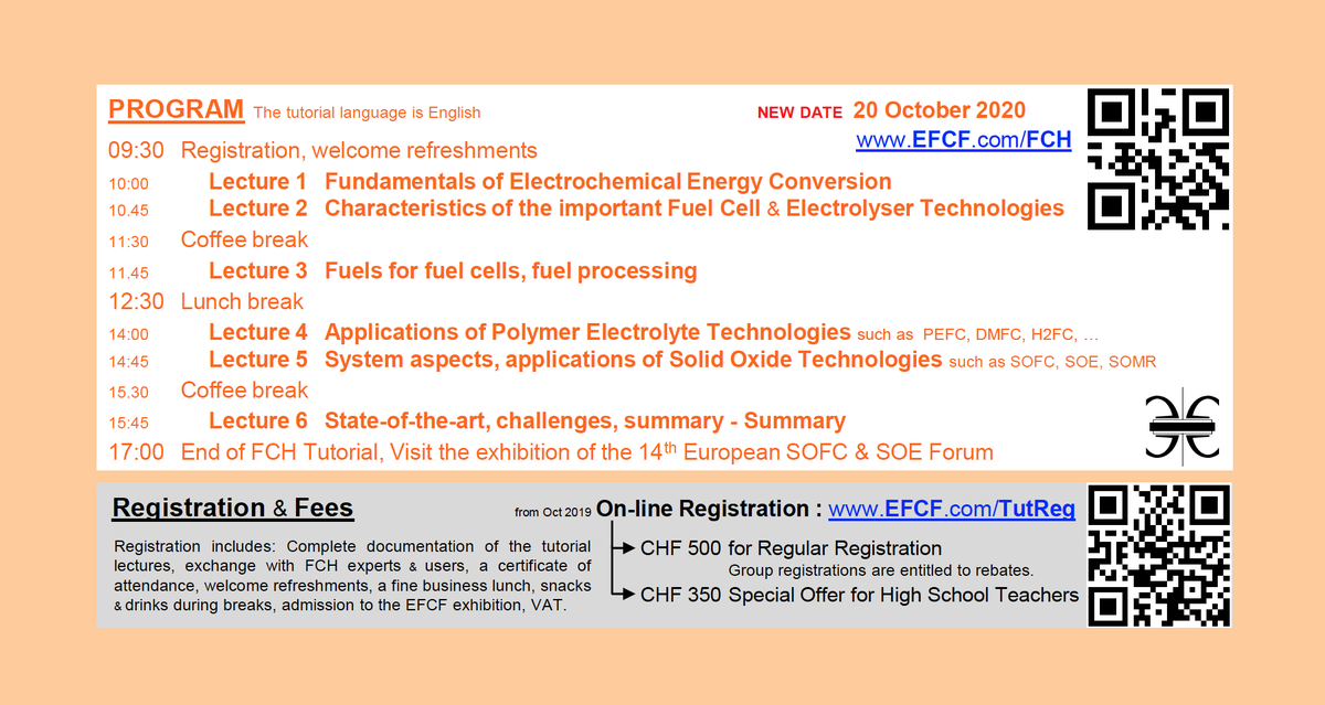 EFCForum's tweet photo. EIS #ElectrochemicalImpedanceSpectroscopy Tutorial by André Weber @KITKarlsruhe & Dino Klotz at #EFCF2020 will further your current know-how and include a unique EIS-Challenge. Take part in person OR online. See topics and register here https://t.co/Ef0uqxLxOf https://t.co/Cu691HFwdo