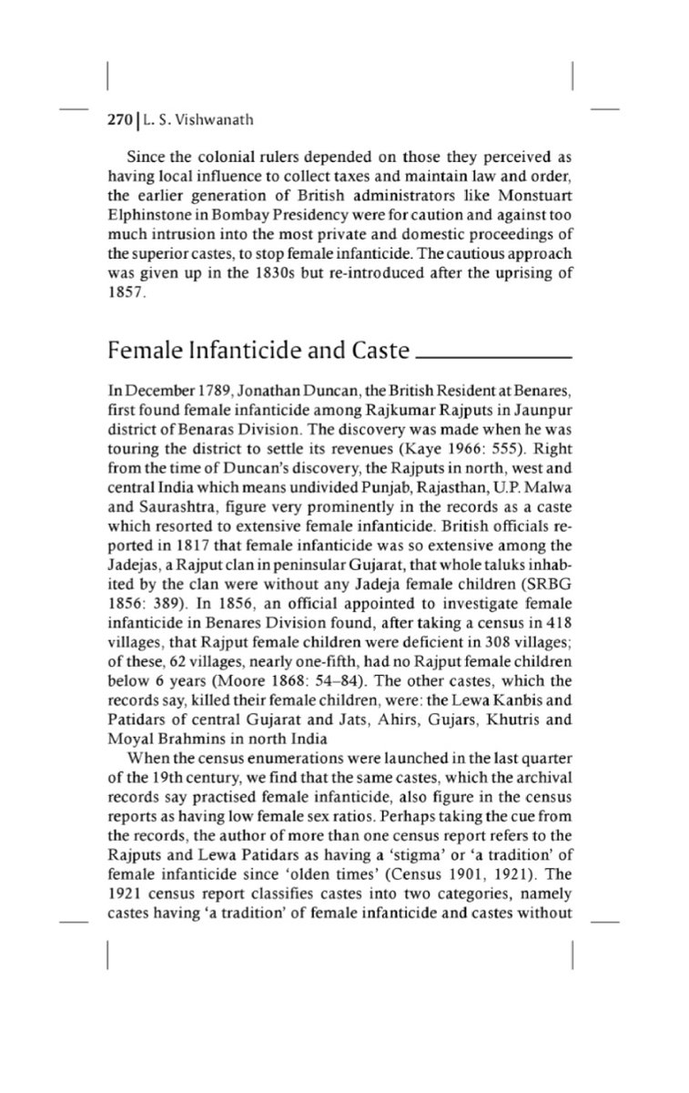 56/63Before we conclude, let's revisit a gory chapter in this story in the interest of completion.Female infanticide.the Jadejas were not alone on the infanticide leaderboard. There were also the Ahirs and the Patidars. All rajputs nevertheless.