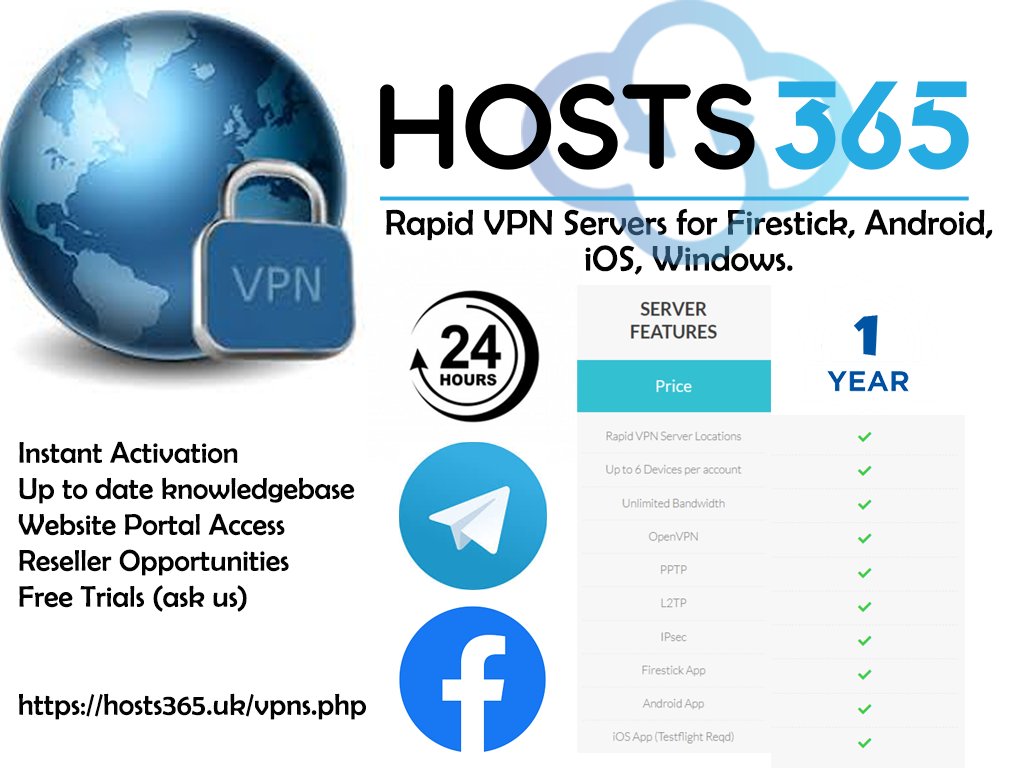 VisionTerry's tweet photo. Free 24 HOur VPN Trials available today.

https://t.co/ieHTrW0JEO now with up to 6 devices in your household!

Dedicated VPN for you, not shared access. https://t.co/s2c8eqEovE