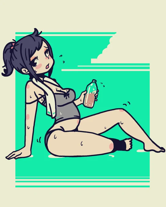 女の人です(過去の絵です)。
???イラストとは関係ありませんが、トッキュウジャーのOP好きですね? 