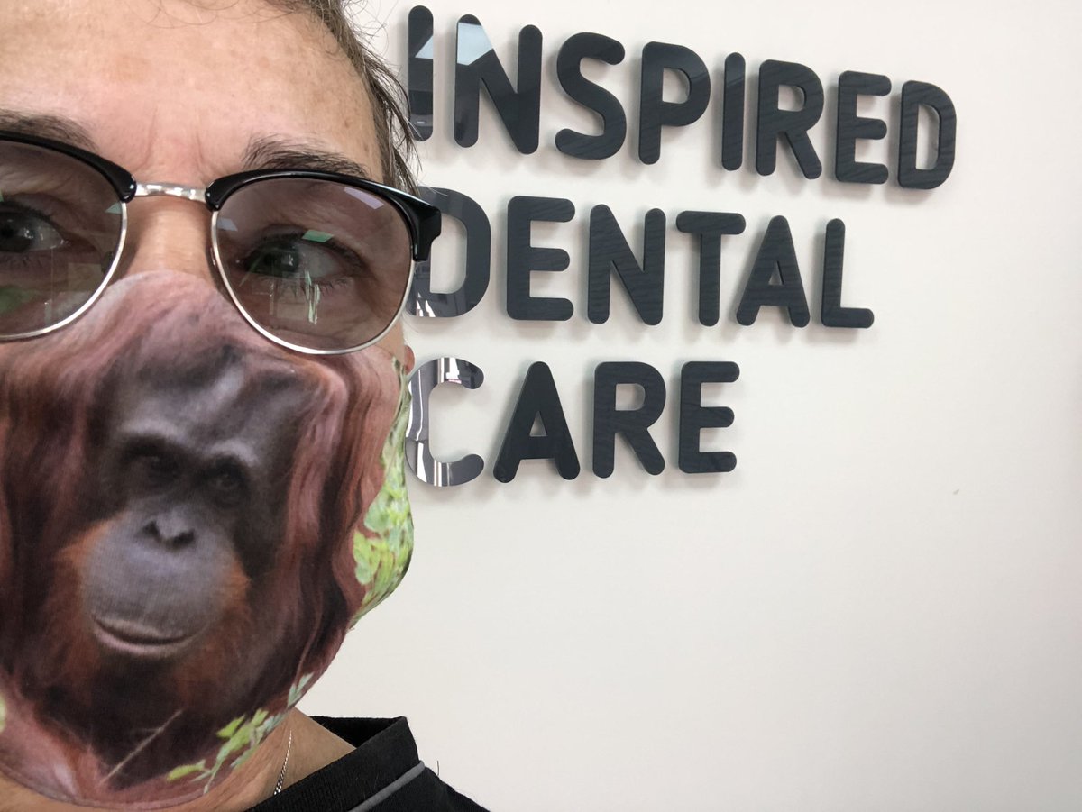 Mali’s at the dentist 🦧 <a href="/Inspired_Dental/">Inspired Dental Care</a>