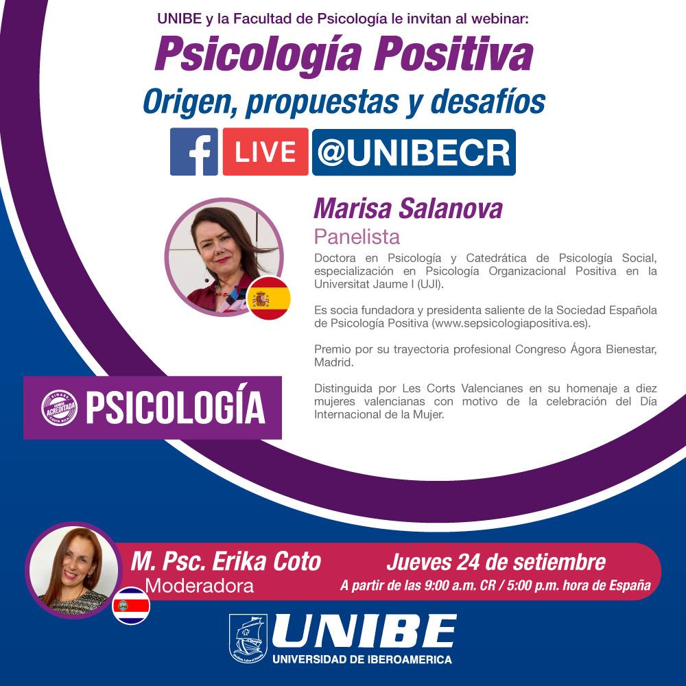 WANT_UJI's tweet photo. 🎟¡Más eventos!
👩🏫@MarisaSalanova participará en el webinar "Psicología Positiva: origen, propuestas y desafíos" organizado por la UNIBE (Costa Rica)
📅24 septiembre
⏰17:00 hrs 🇪🇸- 09:00 hrs 🇨🇷
🌐Facebook live UNIBECR
#AgendaWANT #PsiPos @UJIuniversitat #SomUJI #CienciaUJI https://t.co/H0c0PwcTgF