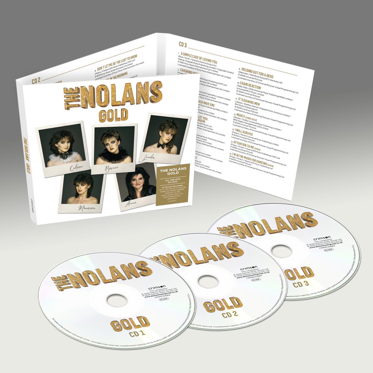 The_Nolans's tweet photo. Nolan fans... You spoke and we listened! We’ve teamed up with @DemonMusicGroup to release a brand new album...

The Nolans: Gold, a 3CD compilation celebrating 40 years of our Greatest Hits ❤️

Out October 23rd, it’s available to pre-order now: https://t.co/rOLuC4MskV https://t.co/DliTkATayK