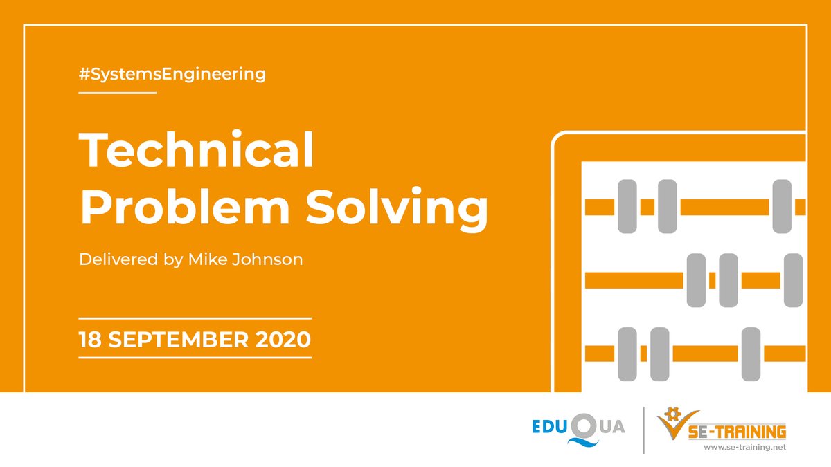 SE_Courses's tweet photo. #ProblemSolving is the most critical skill of our time.

In the #SystemsEngineering process, identifying the problems that need to be resolved is the most vital step.

Good news! There's still time to join our 'Technical Problem-Solving' course this Friday:https://t.co/b8vhuF5waA https://t.co/hnLMtOrRh8