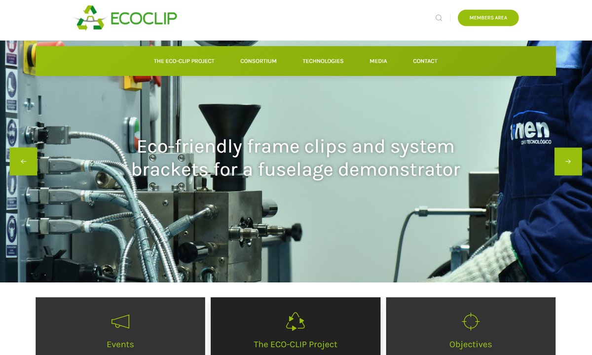 aimenct's tweet photo. 🗣️The #ECOCLIP website is officially here❗️
Follow the link to find out everything about this @cleansky_ju initiative led by #aimenct👉🔗https://t.co/fA78vcJypA
@aitiip #CleanSky2 #aimenresearch #EUResearch #aerospace https://t.co/1G0tTmtPW9