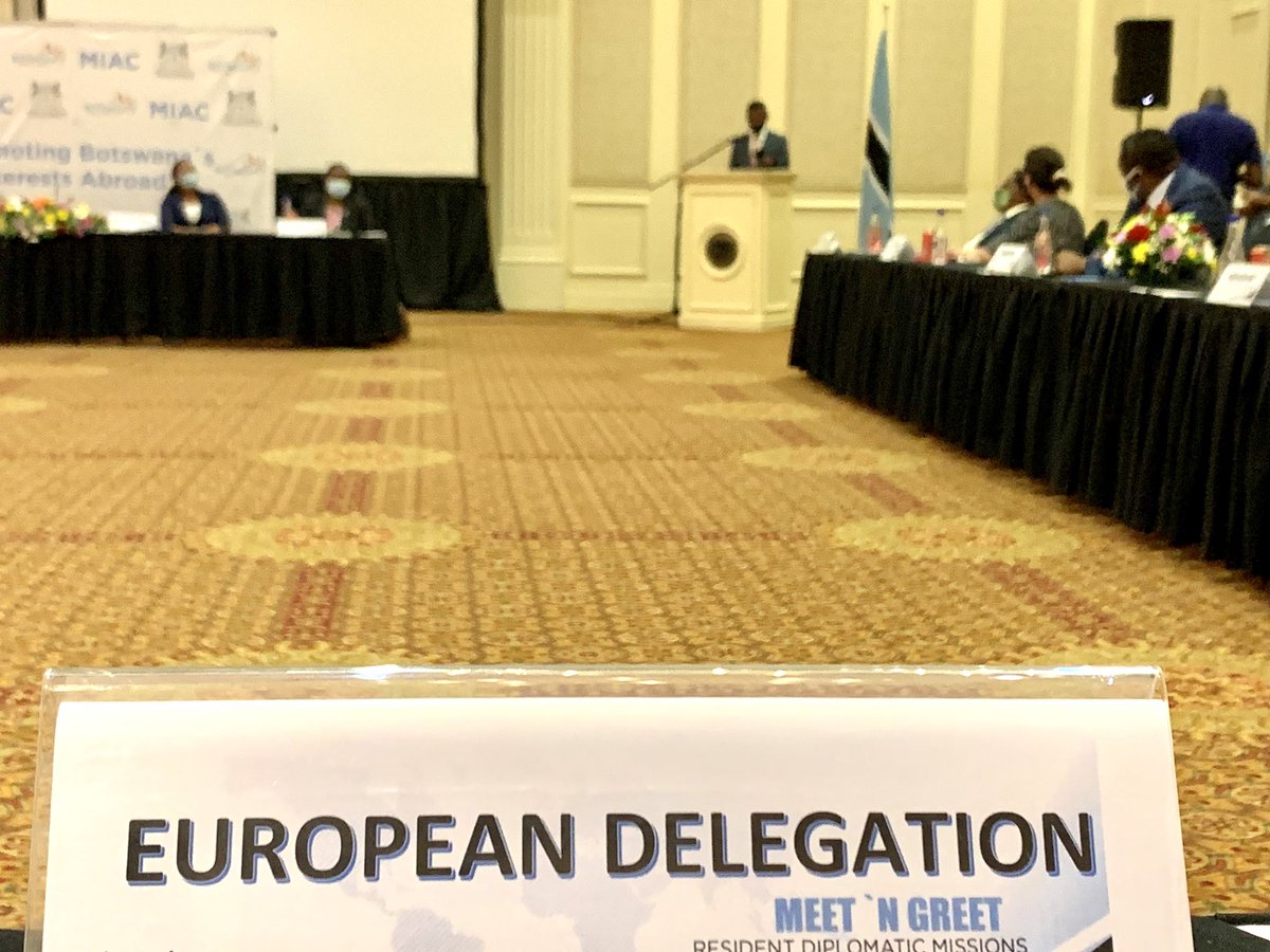 JanSadek's tweet photo. Thanks to Hon Dr Kwape for the meet ’n greet with the diplomatic corps. I was happy to congratulate the new minister and present the #EU’s partnership with #Botswana and the #TeamEurope support to Botswana’s and #SADC’s COVID-19 response.

@BWGovernment 

🇪🇺🇧🇼🇪🇺🇧🇼🇪🇺🇧🇼🇪🇺🇧🇼🇪🇺🇧🇼🇪🇺🇧🇼 https://t.co/wR4jcjYTKo
