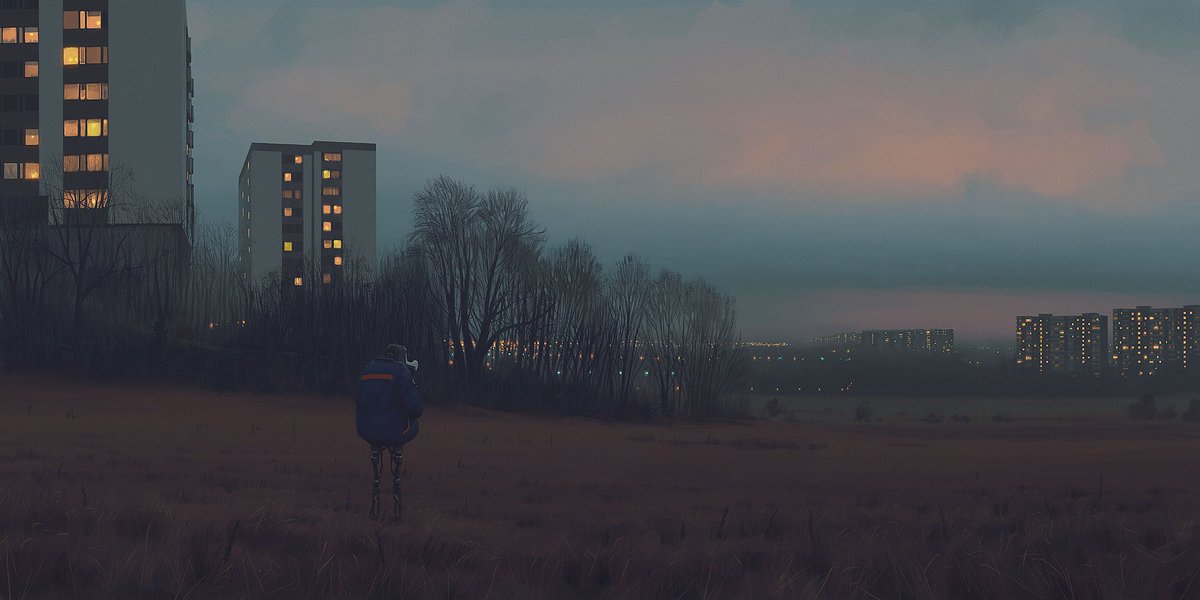 ESPER995's tweet image. The atmosphere continues. Simon Stålenhag. @simonstalenhag