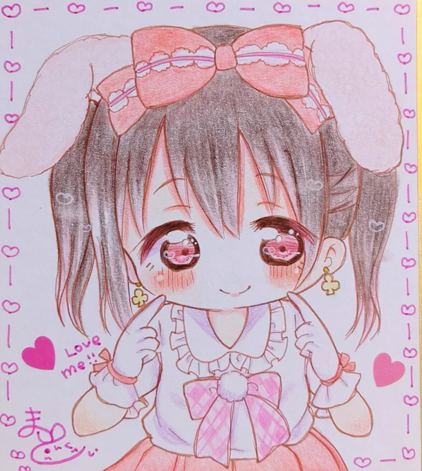 にこうさ?( ᐡ。• ·̫ •。ᐡ )♡ 
#絵描きさんと繫がりたい 
#ラブライブ 