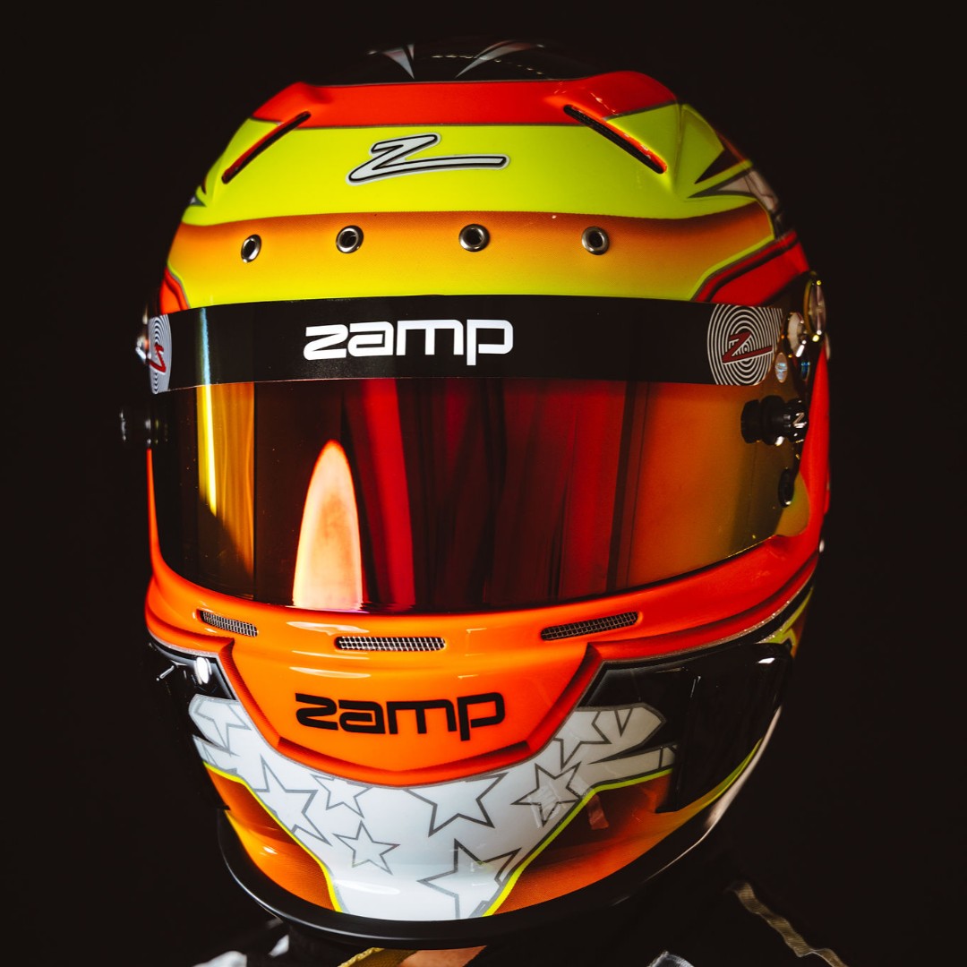 ZampHelmetsEU's tweet photo. https://t.co/aKdO2wyEUD looking fire🔥 in his new Zamp RZ 70E Orange / Yellow complete with Red Prism Visor. https://t.co/sAvCX32C99