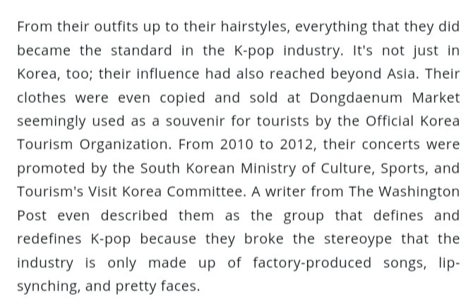 5. Their name alone screams legacy."From their outfits up to their hairstyles, everything that they did became the standard in the K-pop industry." #BIGBANG  @YG_GlobalVIP