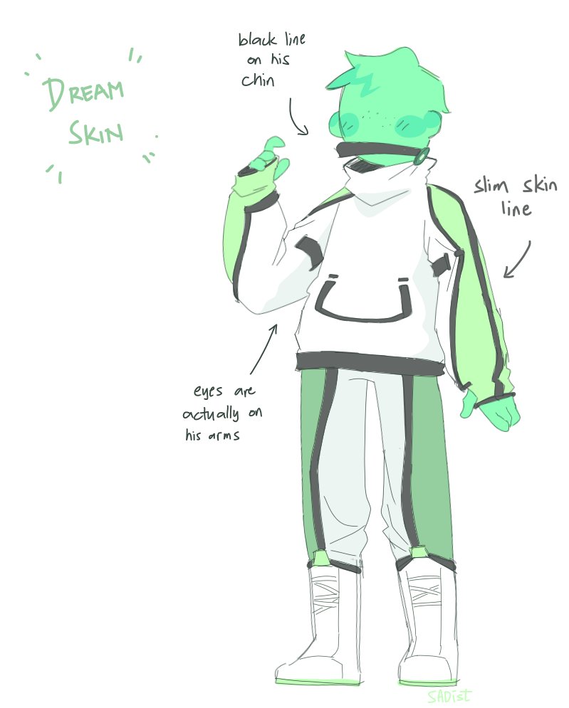 Featured image of post The Best 14 Dream Minecraft Skin Drawing