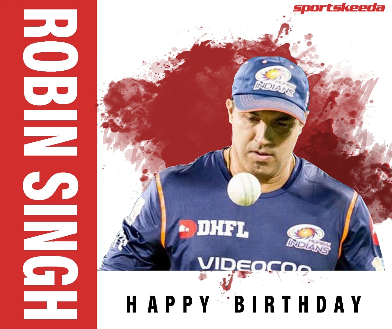 Happy Birthday to former India cricketer and Mumbai Indians coach Robin Singh 