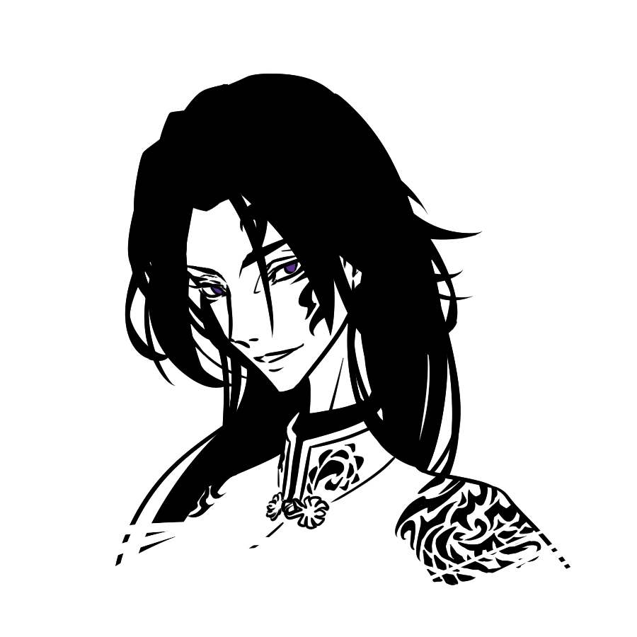 最近ずっとこのロン毛ばっか描いてるんですよ残花チャンって言うんですけど 