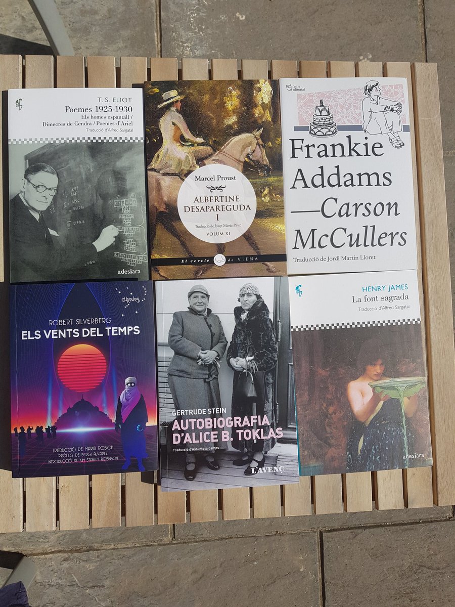 meryl72's tweet photo. Se'ns gira feina a tota la família amb les adquisicions de @LaSetmana @L_Avenc @laltraedi @ADESIARAEDITORI @Viena_Edicions @EditorialCronos https://t.co/cz1mfyFMyI https://t.co/Nzch1wIzD1