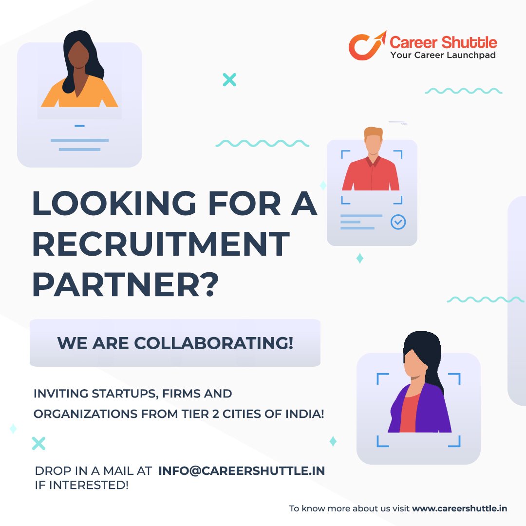 career_shuttle's tweet photo. #recuitment #partner #partnership #MondayMorning #inspire #Collab #Collaboration #illustration #performance #COVID #covidjobs #jobs #jobseekers #job #india #HumanResources #placement #career #careers #Careeradvice #careergoals #careertip 

https://t.co/mHMewBdqHg https://t.co/WqF9nfJQwN