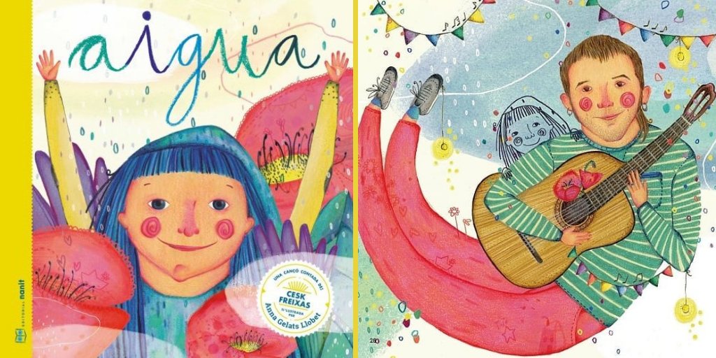 Comencem el curs amb el nou conte de l'<a href="/editorial_nanit/">Editorial Nanit</a> . Aigua, un conte basat en la cançó de @ceskfreixas i il·lustrat per Anna Gelats. Ja el podeu trobar a les llibreries del vostre barri!