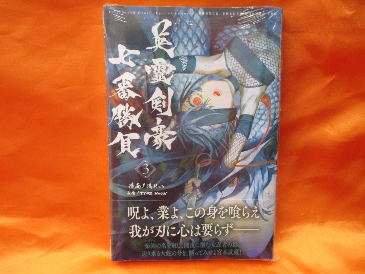 akiba_gema's tweet photo. 【書籍】パライソ戦最高潮!『Fate/Grand Order-Epic of Remnant-亜種特異点III/亜種並行世界 屍山血河舞台 下総国 英霊剣豪七番勝負』最新3巻が好評発売中!ゲーマーズ特典としてオリジナルブロマイドをお付けするゲマよ♪ #akuba #FGO https://t.co/mXlmF7qDf5