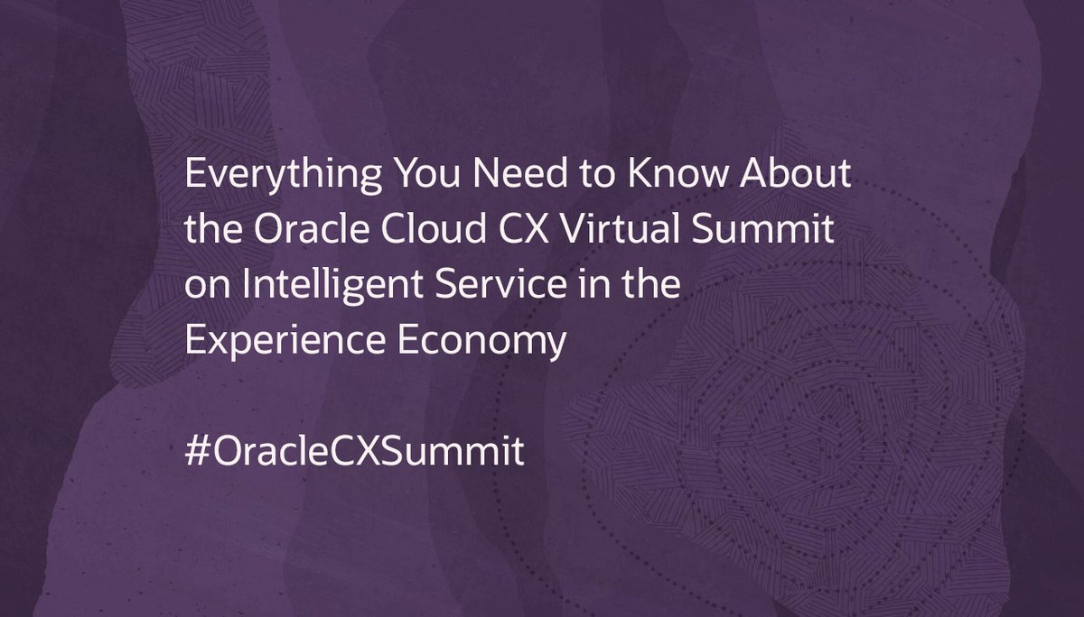 SmarterCX's tweet image. Here is everything you need to know about the #OracleCXSummit on #IntelligentService taking place online on Thursday, Sept 17th at 9 AM PT: ora.cl/hM41p #SmarterCX