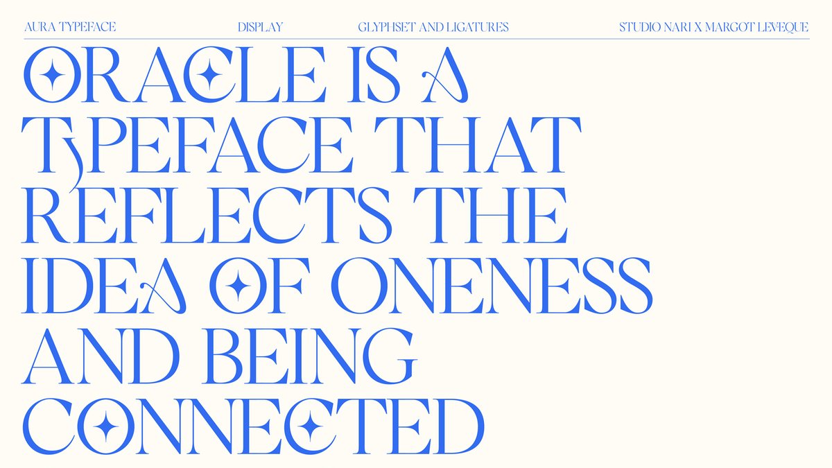 Mbabawan's tweet photo. Margot Lévêque, French #Graphic and #Type #Designer, designed Aura, a #typeface for The Threads of Fate in collaboration with Studio Nari.
https://t.co/94JcZE53vh ▪️ https://t.co/OQOeTYlj9O
#graphics #graphicsdesign #typography #layout https://t.co/J4T0LVZYxv