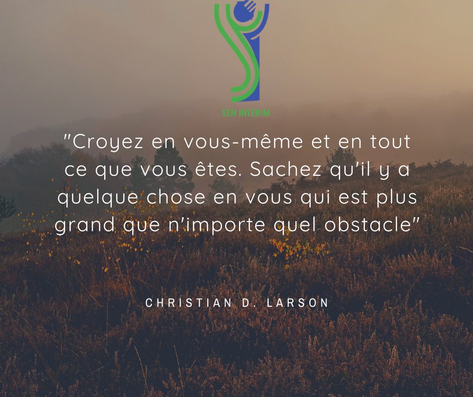 sen_interim's tweet photo. #Bonjour_a_tous
Bon début de semaine !
#mondaymotivation
#SenInterim https://t.co/vaueYJcsf5