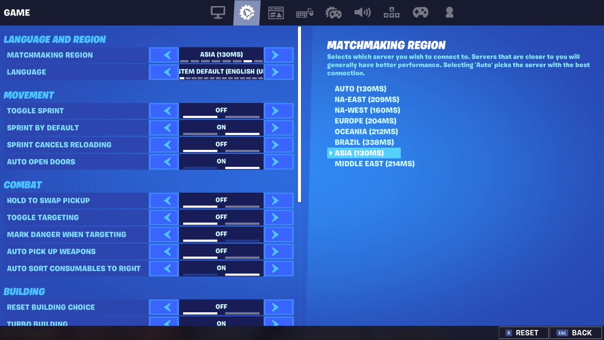 relwashere7's tweet image. @FNCompetitive @FortniteGame @The_FortniteGuy @CGaming75783367 aren't you guys gonna talk about the asian servers. the japan region are getting 0 ping while the other country have 100 ping #BRINGBACKSEASERVER