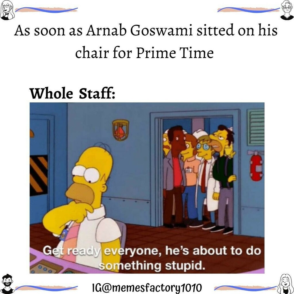 MemesFactory5's tweet photo. Kya? Drug chahiye?
.
.
Hungry for Original and Trending Memes Follow @memesfactory1010 
.
#arnabgoswami #arnabgoswamimemes #arnabgoswamiswag #godimedia #godimediagoback #anuragkashyap #rheachakraborty #fakenews 
.__________________________

🏭 🅵🅾🅻… https://t.co/ksDeikqCMf https://t.co/B3tzdNFA16