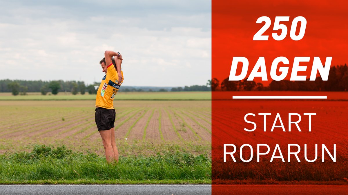 Goed stretchen is belangrijk in de voorbereiding..

Nog 250 dagen tot de start van Roparun 2021! 😁😁

Is jouw team al ingeschreven?💙

Kijk voor meer informatie op roparun.nl/meedoen