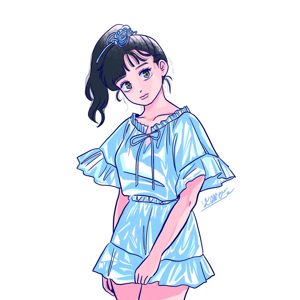 Arの橋本環奈ちゃんが可愛すぎたので 描いてしまった 難しい 火曜びのイラスト