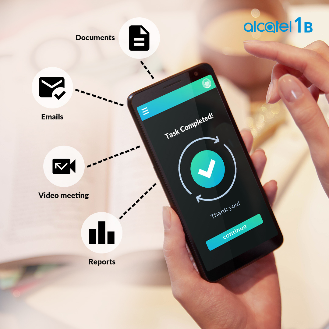 alcatelmobilegr's tweet photo. Είναι Δευτέρα! Διεκπεραιώστε τη λίστα με τις  υποχρεώσεις σας με τον τετραπύρηνο επεξεργαστή του Alcatel 1B για εύκολο multitasking.
_________________________
#AlcatelMobile #EnjoyNow #Mondaymotivation https://t.co/3MYdHDVCAB
