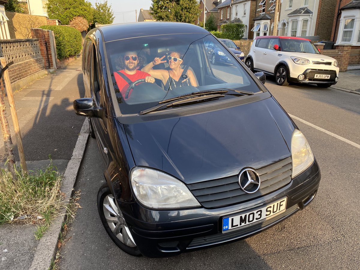HippieRecovery's tweet photo. So we brought a camper van... well, a Mercedes Vaneo that we will convert into a camper van! Adventure awaits... #vanlife #vaneo #travel #adventure #couplegoals #solotravel #campervan #project https://t.co/ocMV6tsJlB