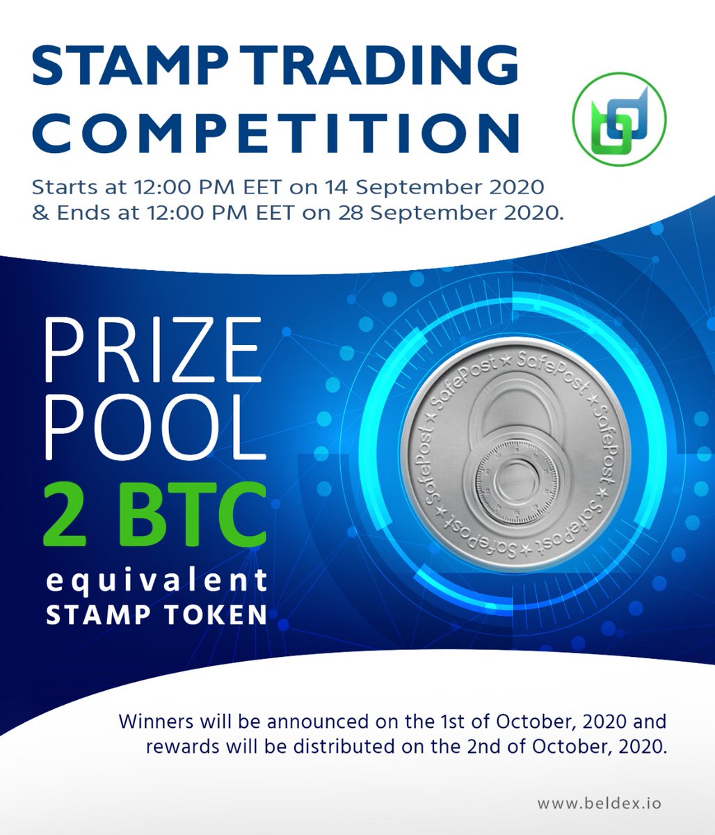 BeldexCoin's tweet photo. @SafepostO (STAMP) Trading Competition Announcement! https://t.co/5aVMNbPbzK