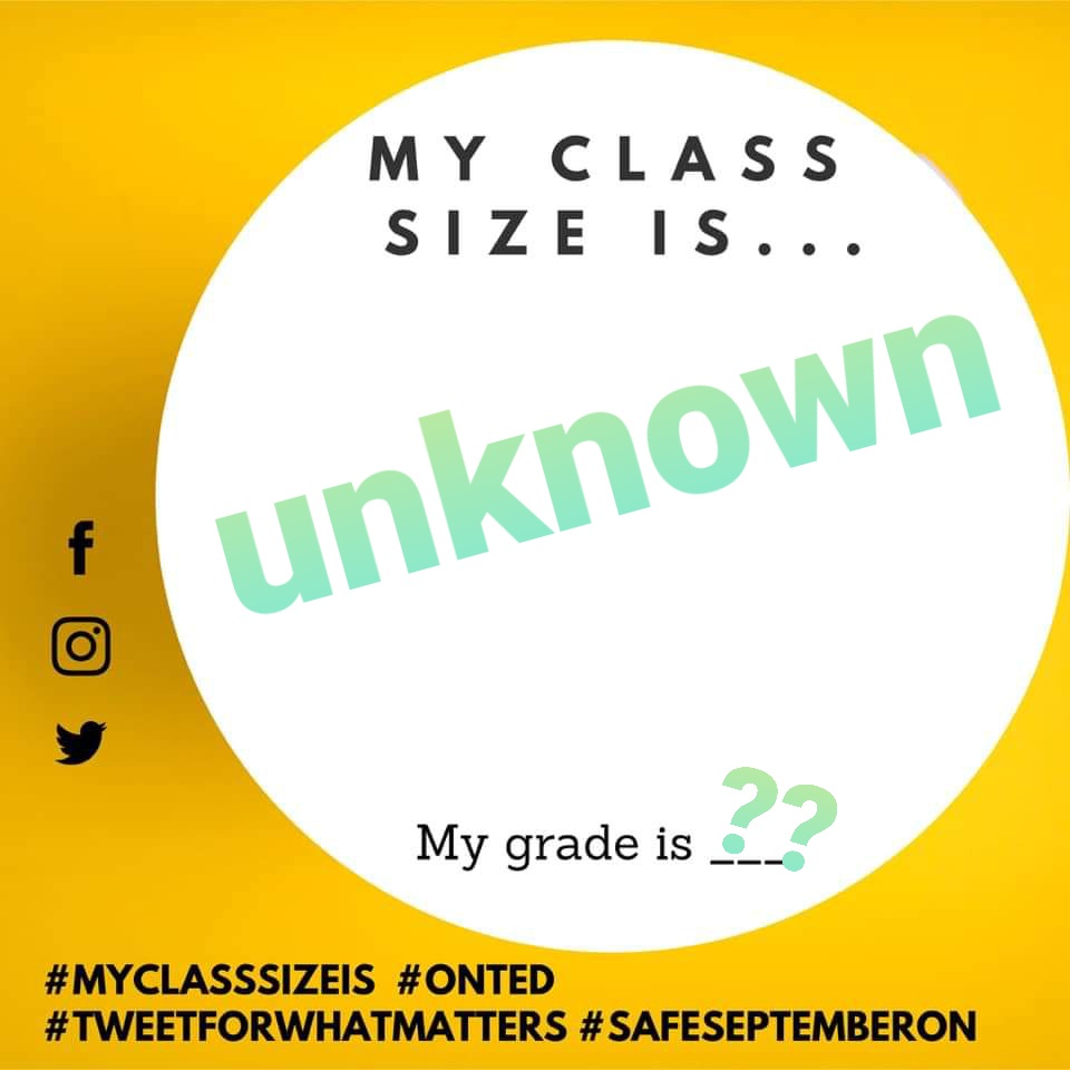 JessW_21's tweet image. One of those days that lasts 8 weeks...
Also... online or in school?
#onted
#classsizematters
#myclasssizeis