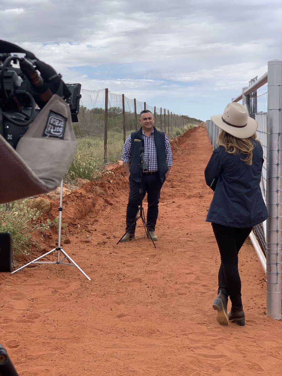 sarina_andaloro's tweet photo. Deputy Premier ⁦@JohnBarilaroMP⁩ speaks exclusively with ⁦@7NewsSydney⁩ in far western NSW. 

‘I’m not going to resign’
‘I’ll be as vocal, as loud and I’ll fight as hard as I’ve always done’ https://t.co/iDMqCFLcjE
