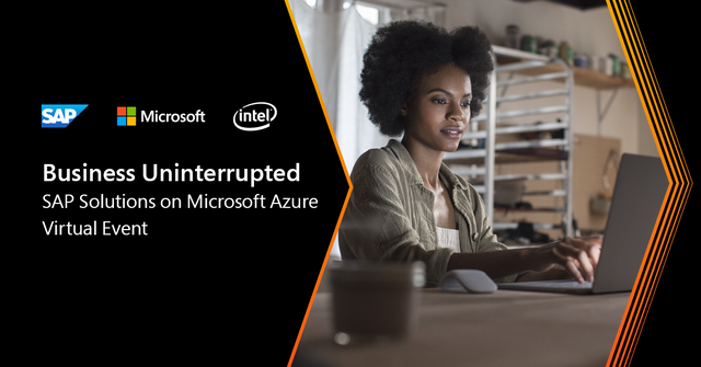 SAP Solutions on Microsoft Azure: Virtual Event Sept 21 bit.ly/32toLMp