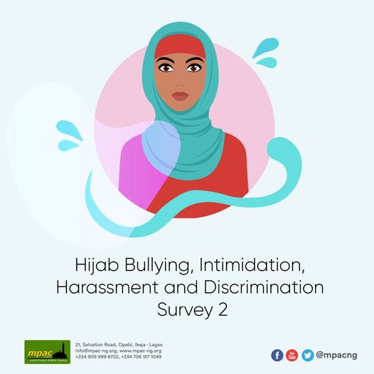 mpacng's tweet photo. Ongoing Hijab Poll

Hijab Bullying, Intimidation, Harassment and Discrimination Survey (Poll) 2

Please follow this link to participate: https://t.co/8MmalrqthK

For further information, visit: https://t.co/9EKwbn7c3d https://t.co/hKdavsQPa7