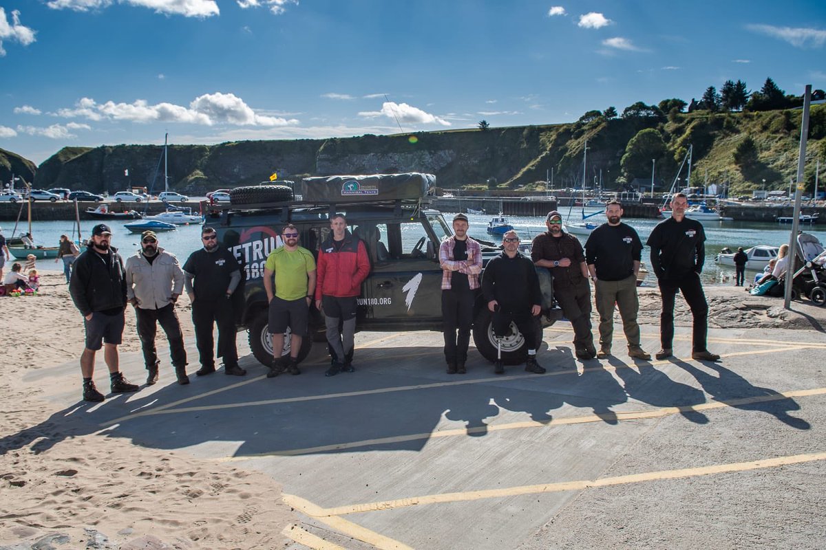 VetRun180's tweet photo. EAST COAST // Leaving Dunnottar Castle on Saturday we started our journey east across stunning and challenging landscapes.  We also enjoyed a husky ride on route! https://t.co/s1t5pp1dwX