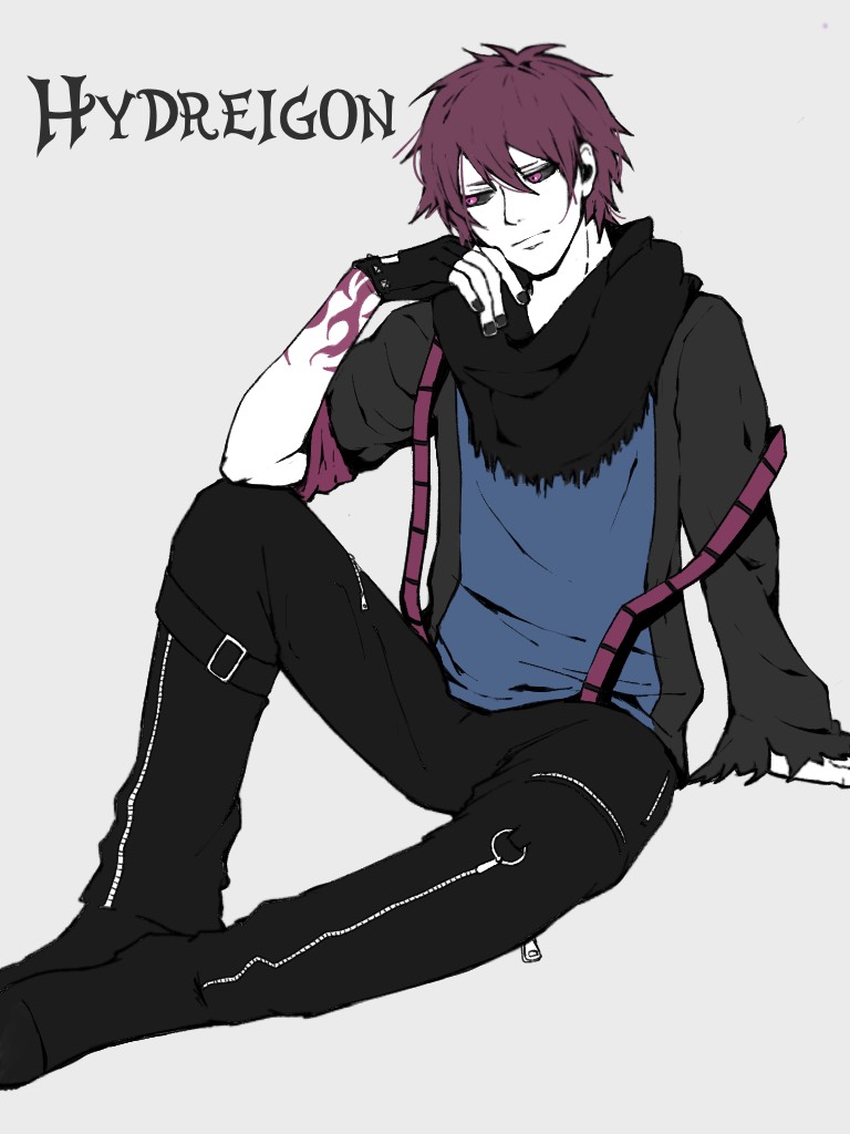 ポケモン 今回の擬人化はサザンドラ 実は内気なバンドマン 的なイメージです 一応 家で 青山靑 のイラスト