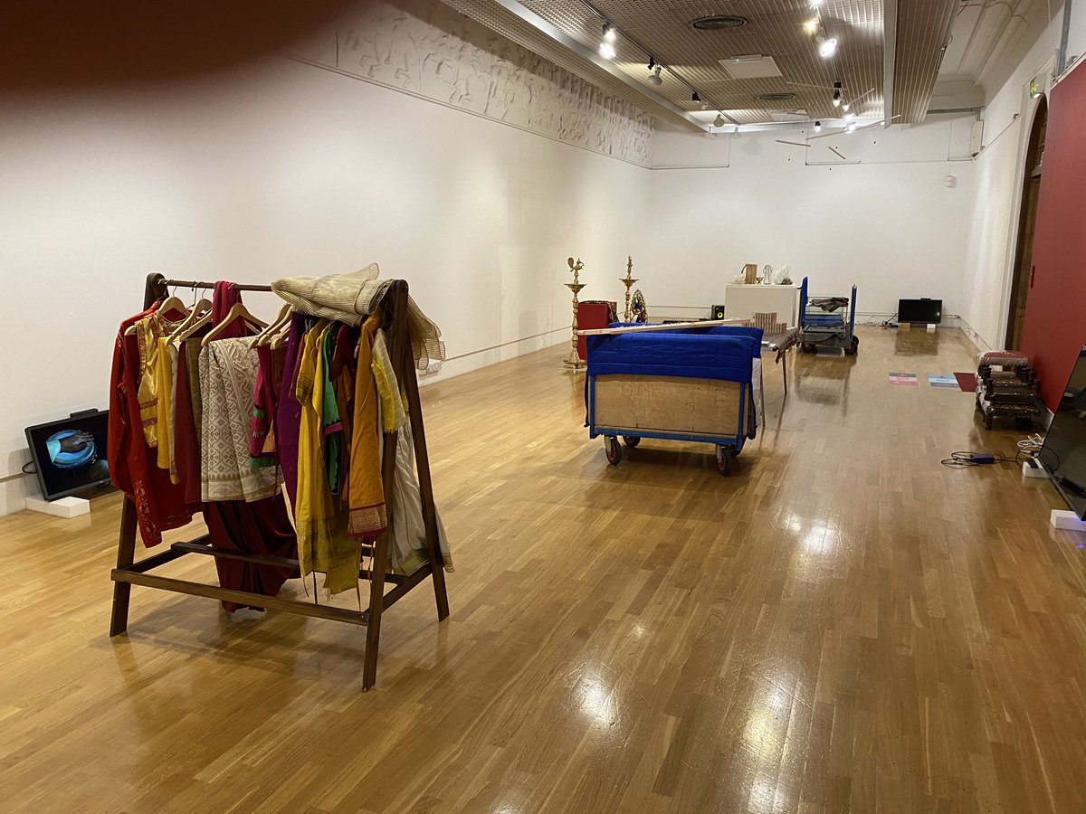 Excited for the start of our #NrityaBC  install at @WolvArtGallery as we begin our week of residency ahead of the opening exhibition to the public on Saturday 19th September 2020.

Nritya Black Country is supported by @HeritageFundUK.

bit.ly/3kg0nnH
