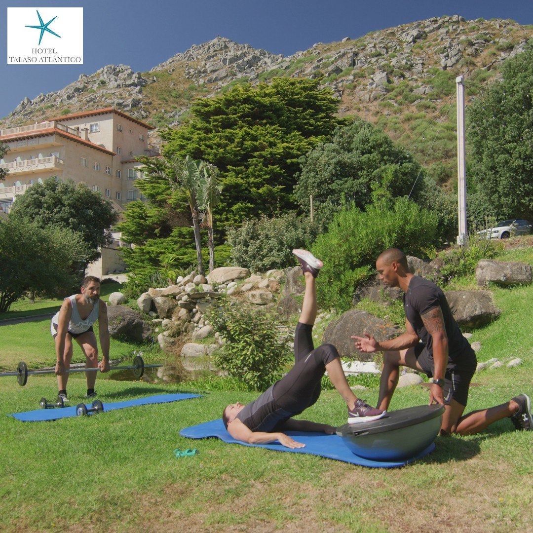 talasoatlantico's tweet photo. Hemos renovado el jardín exterior en el que lo mismo organizamos una bonita ceremonia con vistas al mar como “te lo dejamos” para que hagas tu sesión de entrenamiento o de  yoga y relajación.

¿Ya lo has visitado? https://t.co/l840SUX3bb