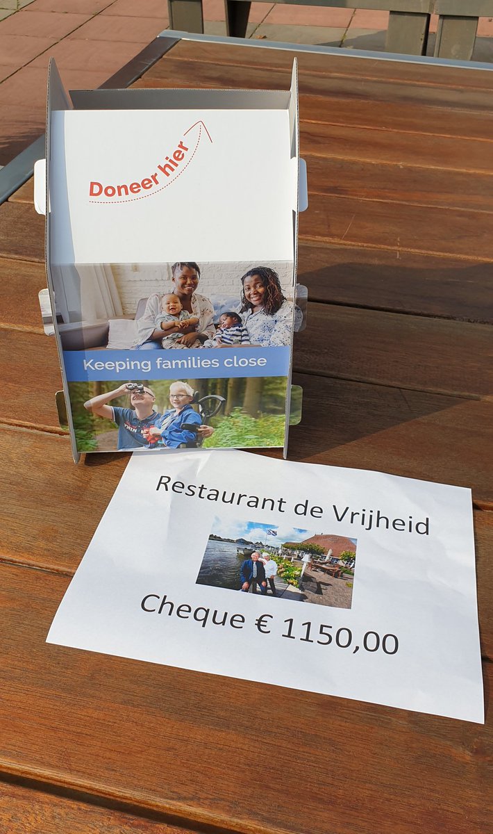 Mooi dit! Melle en Hanny Bakker stopten met hun restaurant, <a href="/deVrijheidGrou/">Melle - Hanny Bakker</a> Bij hun afscheid vroegen ze geen cadeaus, maar een donatie aan het goede doel. Een prachtig bedrag viel ons ten deel, veel dank en het ga jullie goed!