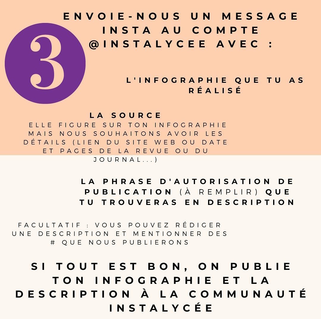 📢 Le premier défi InstaLycée : devenez infographiste !
A réaliser seul ou en classe avec un enseignant !
Infos ⤵️
<a href="/actoulouse/">Académie de Toulouse</a> <a href="/cardie_tlse/">CARDIE de l'académie de Toulouse</a> <a href="/DaneTlse/">Compte inactif</a> <a href="/DANEVersailles/">DRANE Site de Versailles</a> <a href="/LeCLEMI/">CLEMI</a> <a href="/Clemi_Toulouse/">CLEMI Toulouse</a> @DANEMontpellier <a href="/CardieReims/">Cellule innovation - Reims</a> <a href="/clemiversailles/">CLEMI Versailles</a> <a href="/ClemiBesancon/">EMI_CLEMI Besançon</a>

➡️ instagram.com/instalycee