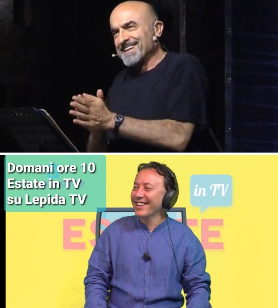 AndreaAscolese's tweet photo. @Twiperbole:) Domani alle ore 10 su LepidaTV in diretta con l' ultima puntata di #EstateinTV🌞
👉Ospiti la dott.ssa Mimmi,capo area welfare e promozione del benessere della Comunita' del Comune di Bologna e l'attore Ivano Marescotti🎬
Referenti i Servizi Sociali del Q.Savena🎤📺 https://t.co/KUC5OPYREx