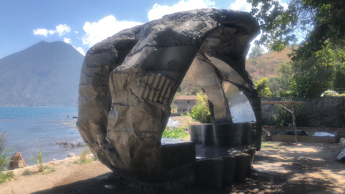 #OneDayOneMember 
Peter Lundberg: “Rumble” 2020. Stainless steel and concrete.

"My most recent sculpture, built in Guatemala in March 2020 was an incredible experience, working with locals and in the end escaping the country under lockdown. [...]"

peterlundberg.com