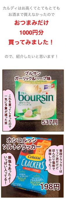カルディで1000円分おつまみ買ってみたよhttps://t.co/wnQypGwE61 