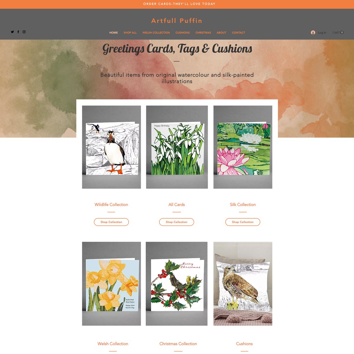 platformone_mon's tweet photo. We've been working on developing Artfull Puffin's website during lockdown - new Website launched today...

https://t.co/VCxzhLDgF9

#greetingcards #cushions #designedinwales #welshcollection #silkcollection #wildlifecollection #wildlifecushions #birthdaycards... https://t.co/XJ31L90koL