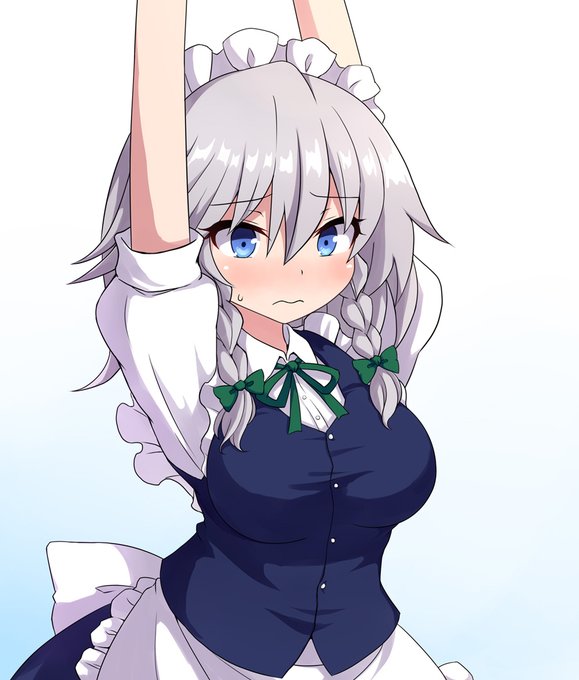 咲夜さんのおっぱいにイタズラ❤️