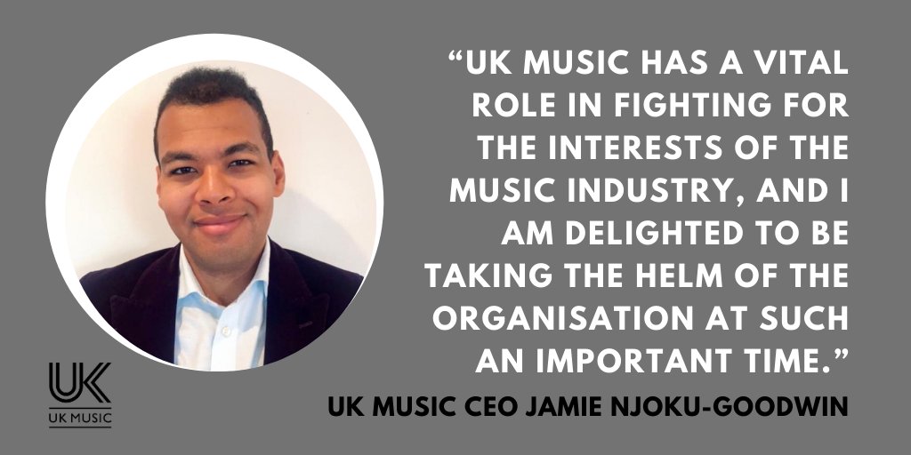 The MPG welcomes the appointment of the new <a href="/UK_Music/">UK Music</a> Chief Executive Jamie Njoku-Goodwin, and we look forward to working together! 

ukmusic.org/news/uk-music-…

<a href="/jnjokugoodwin/">Jamie Njoku-Goodwin OBE</a>